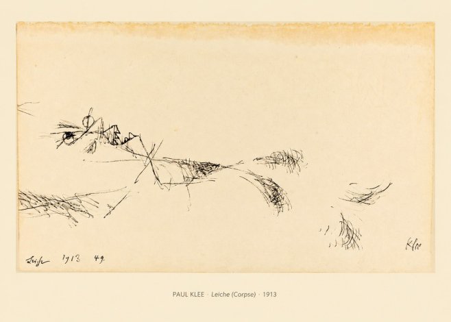 Paul Klee Leiche (Corpse) No6 - Plakát