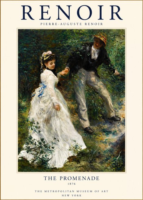 Renoir The Promenade No1 - Plakát