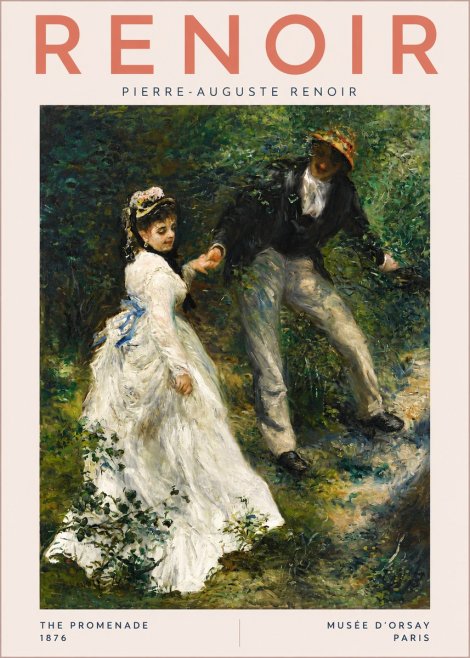 Renoir The Promenade No3 - Plakát