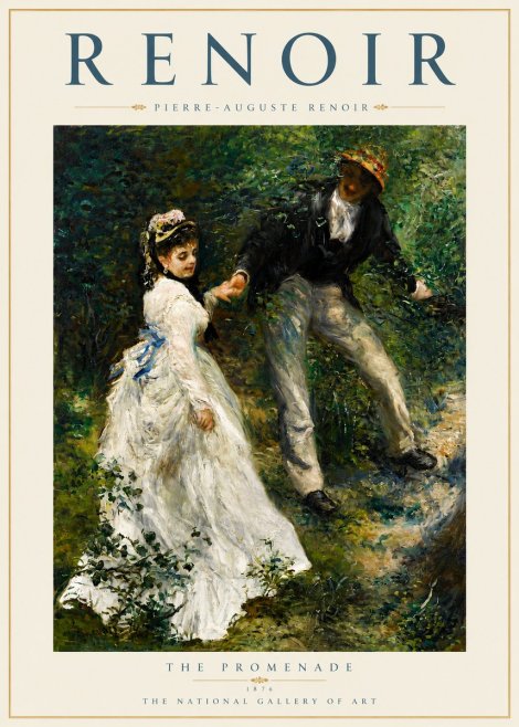 Renoir The Promenade No4 - Plakát