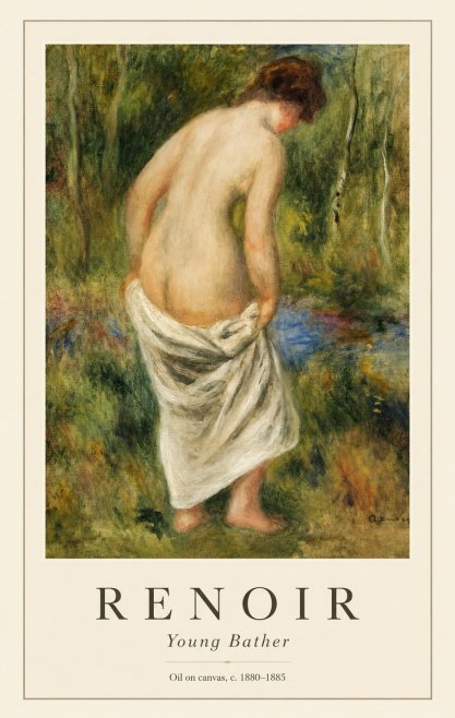 Renoir Young Bather No1 - Plakát