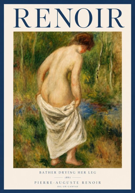 Renoir Young Bather No3 - Plakát