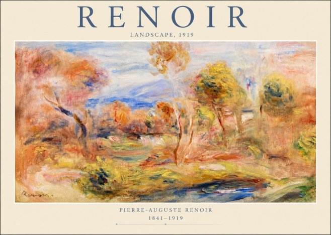 Renoir Landscape No2 - Plakát