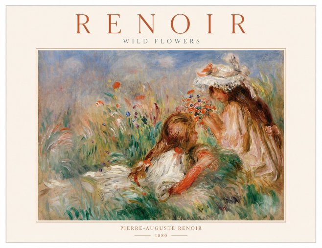 Renoir Wild Flowers No1 - Plakát