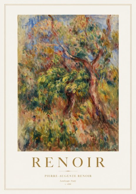 Renoir Landscape Study No1 - Plakát
