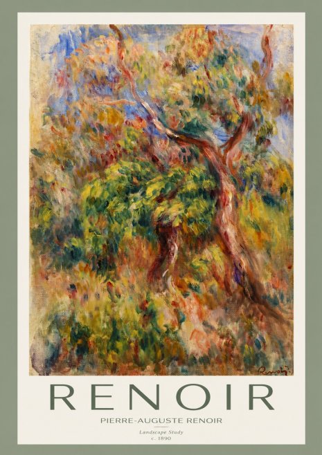 Renoir Landscape Study No2 - Plakát