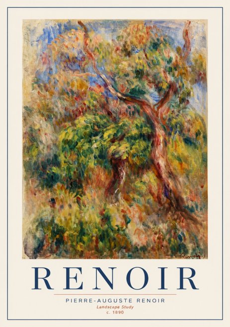 Renoir Landscape Study No3 - Plakát