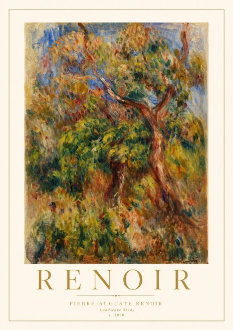 Renoir Landscape Study No4 - Plakát