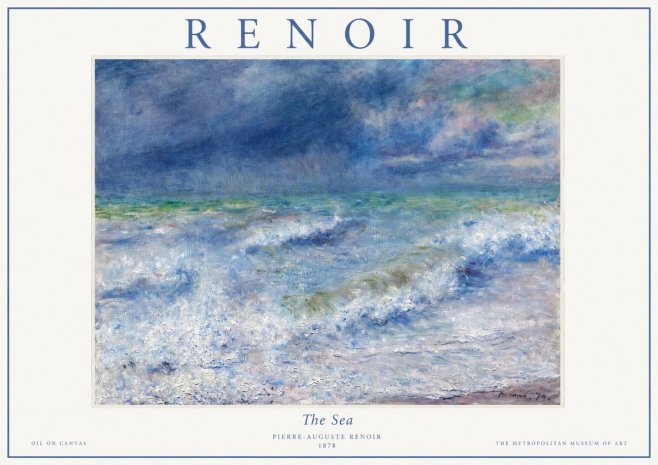 Renoir The Sea No1 - Plakát
