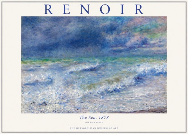 Renoir The Sea No3 - Plakát