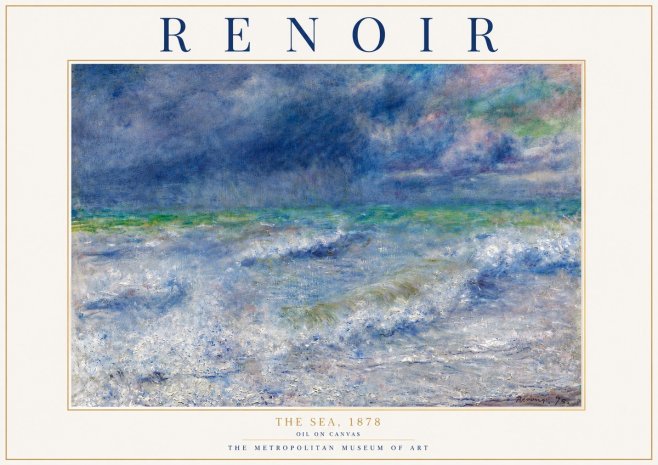 Renoir The Sea No6 - Plakát