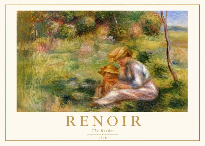Renoir The Reader No3 - Plakát
