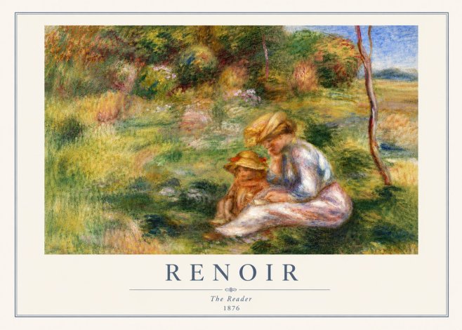 Renoir The Reader No5 - Plakát
