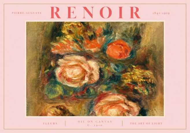 Renoir Fleurs No2 - Plakát