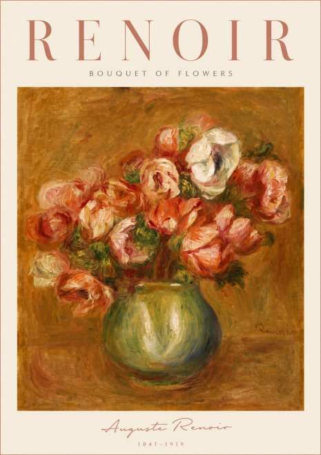 Renoir Bouquet of Flowers No4 - Plakát