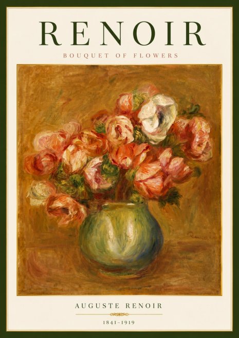 Renoir Bouquet of Flowers No6 - Plakát