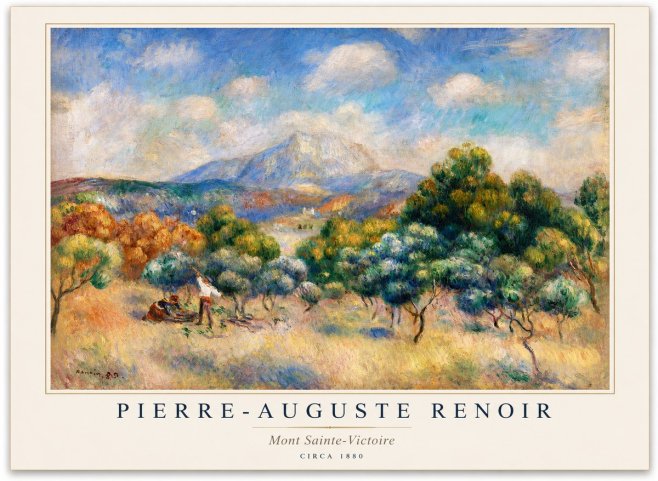 Renoir Landscape Near Cagnes I No2 - Plakát
