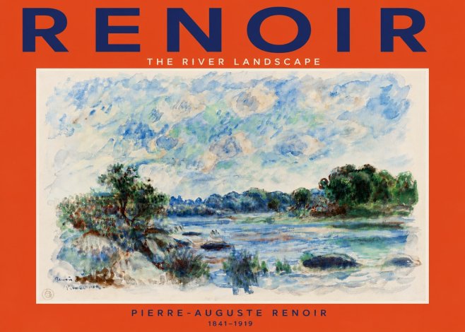 Renoir The River Landscape No5 - Plakát
