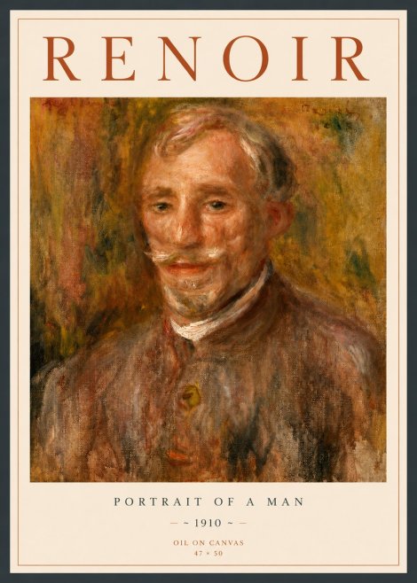 Renoir Portrait of a Man II No4 - Plakát