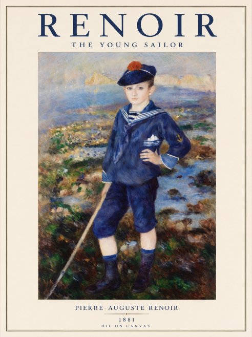 Renoir The Young Sailor No1 - Plakát