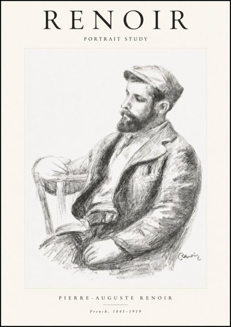 Renoir Portrait Study II No1 - Plakát
