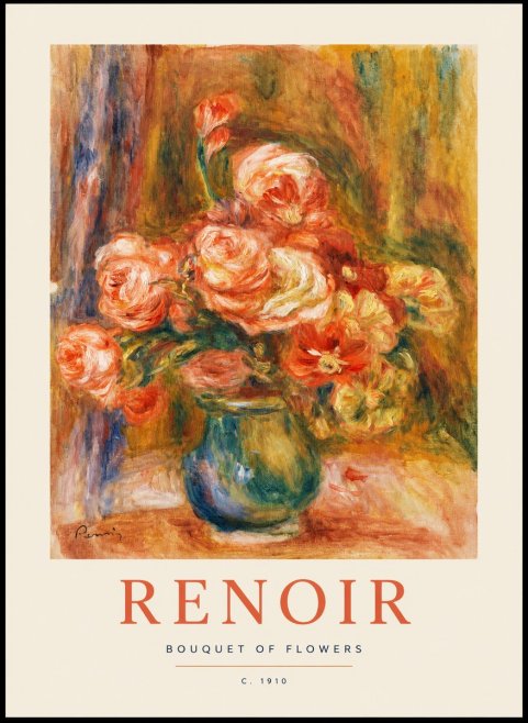 Renoir Bouquet of Flowers II No1 - Plakát
