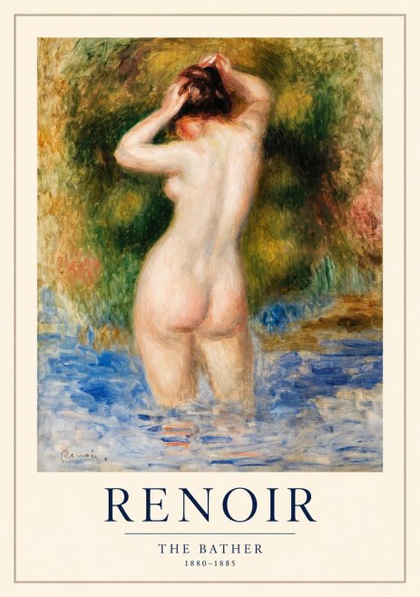 Renoir The Bather No1 - Plakát