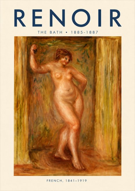 Renoir The Bath No3 - Plakát