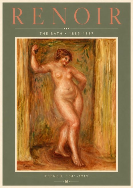 Renoir The Bath No4 - Plakát
