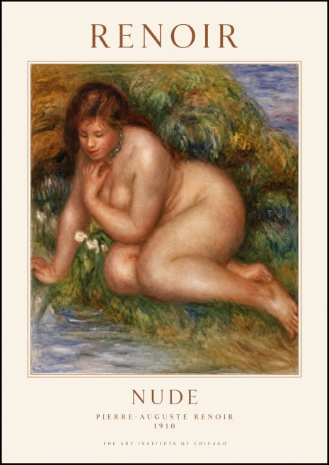 Renoir Nude No1 - Plakát