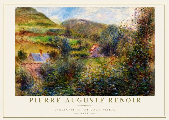 Renoir Landscape in the Countryside No5 - Plakát