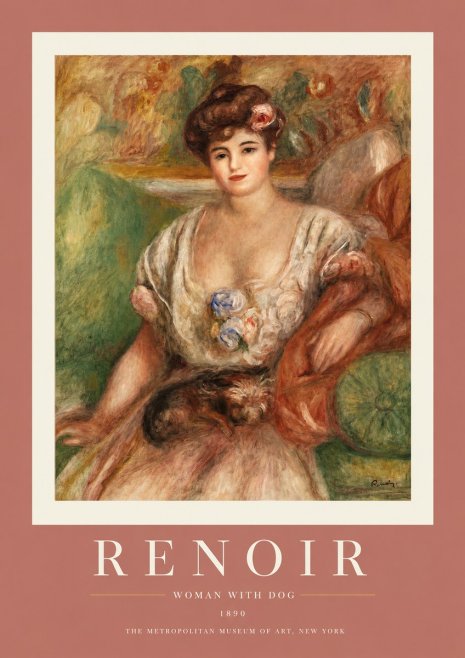 Renoir The Roman Girl No2 - Plakát