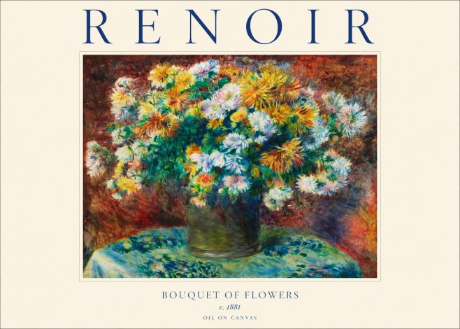 Renoir Bouquet of Flowers IV No1 - Plakát