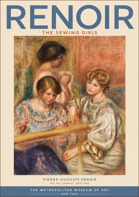 Renoir The Sewing Girls No2 - Plakát