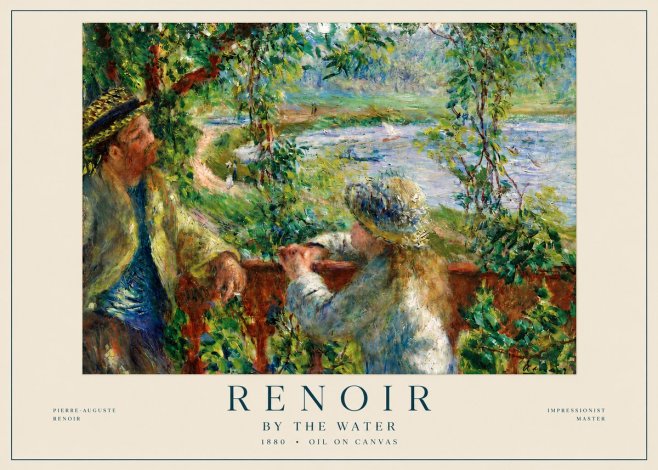 Renoir By the Water No4 - Plakát