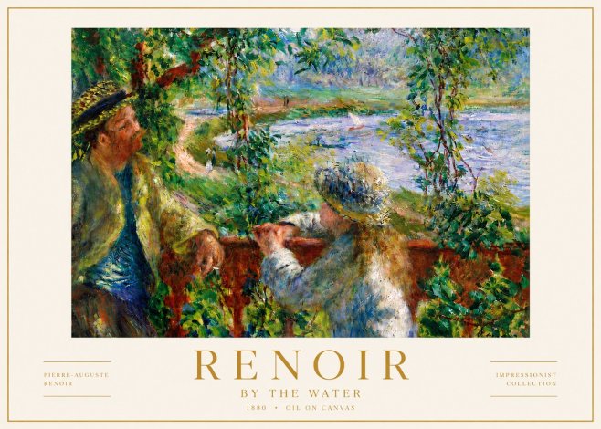 Renoir By the Water No5 - Plakát