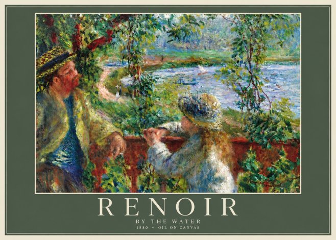 Renoir By the Water No6 - Plakát