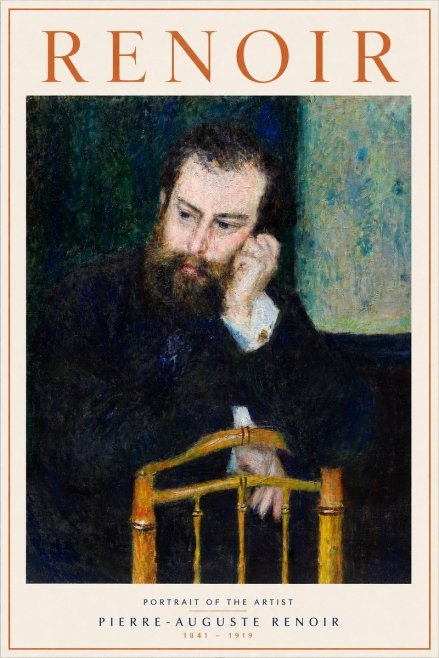 Renoir Portrait of the Artist No2 - Plakát
