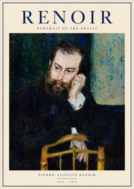Renoir Portrait of the Artist No3 - Plakát