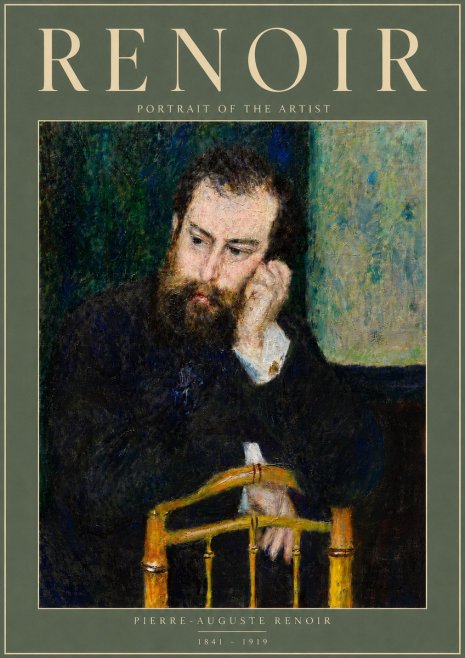 Renoir Portrait of the Artist No4 - Plakát