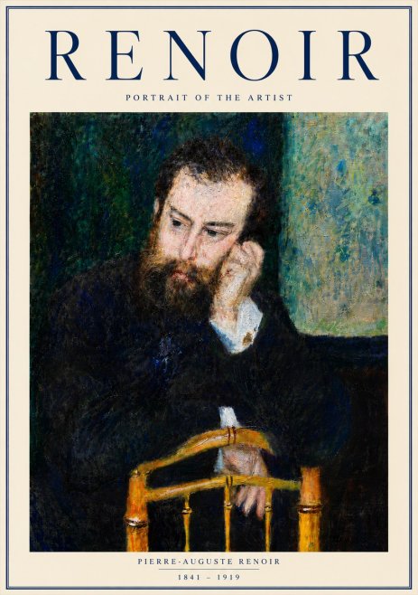 Renoir Portrait of the Artist No6 - Plakát