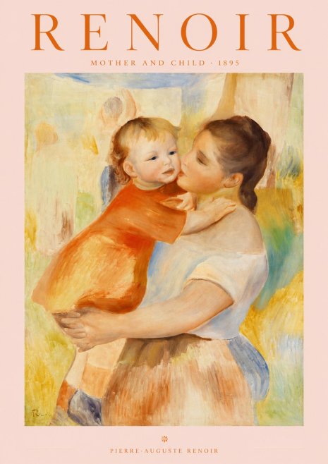 Renoir Mother and Child No2 - Plakát