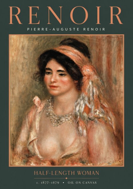 Renoir Half-length Woman No2 - Plakát