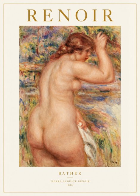 Renoir Bather No1 - Plakát