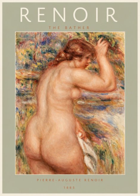 Renoir Bather No2 - Plakát