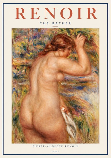 Renoir Bather No3 - Plakát