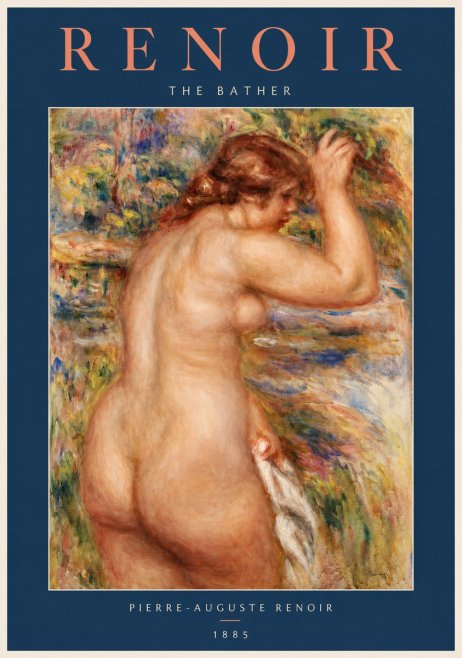 Renoir Bather No4 - Plakát