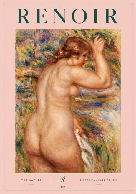 Renoir Bather No5 - Plakát