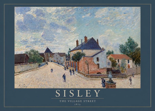 Sisley The Village Street No2 - Plakát