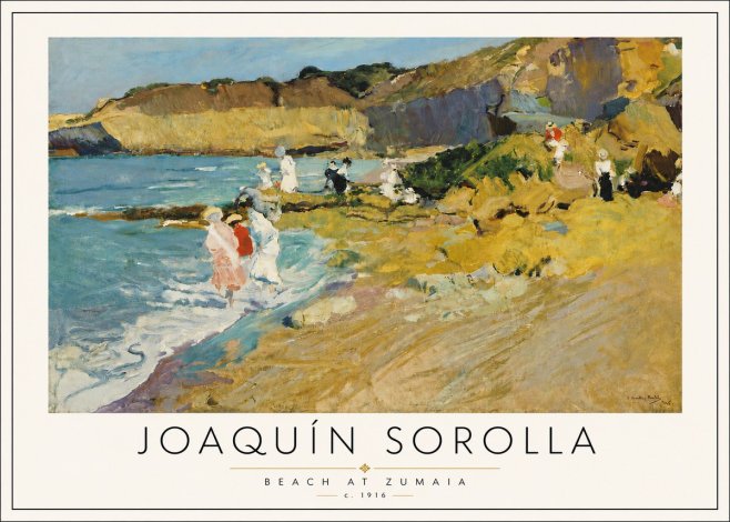 Sorolla Beach at Zumaia No6 - Plakát